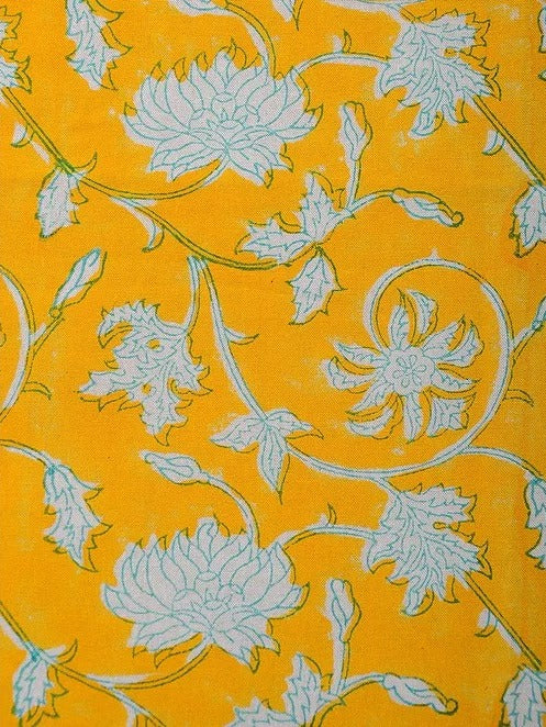 Bed Cover Hand Block Printed Cotton