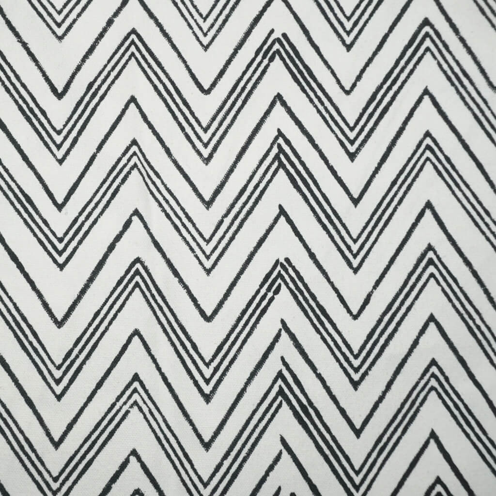 Hand block printed organic cotton fabric yardage from Myyra Jaipur