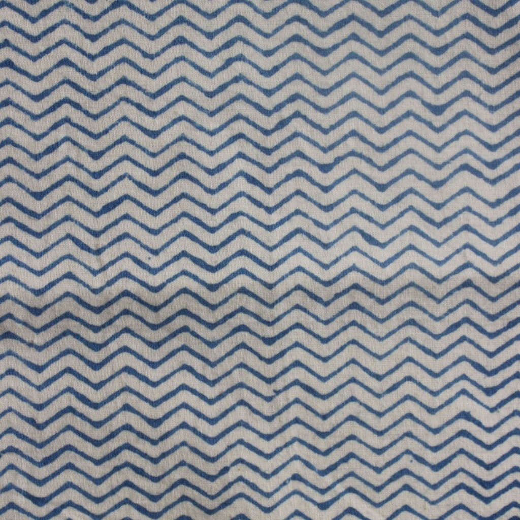 Hand block printed organic cotton fabric yardage from Myyra Jaipur