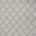 Folded hand block printed organic cotton yardage showing pattern repeat | Myyra Jaipur