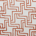 Close-up of hand block print on organic cotton running fabric | Myyra Jaipur