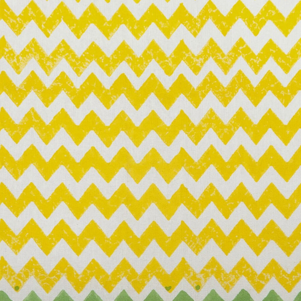 Hand block printed organic cotton fabric yardage from Myyra Jaipur