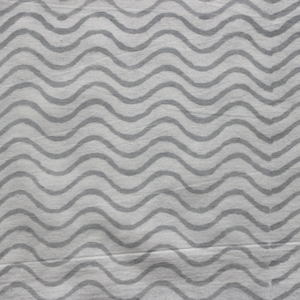 Hand block printed organic cotton fabric yardage from Myyra Jaipur