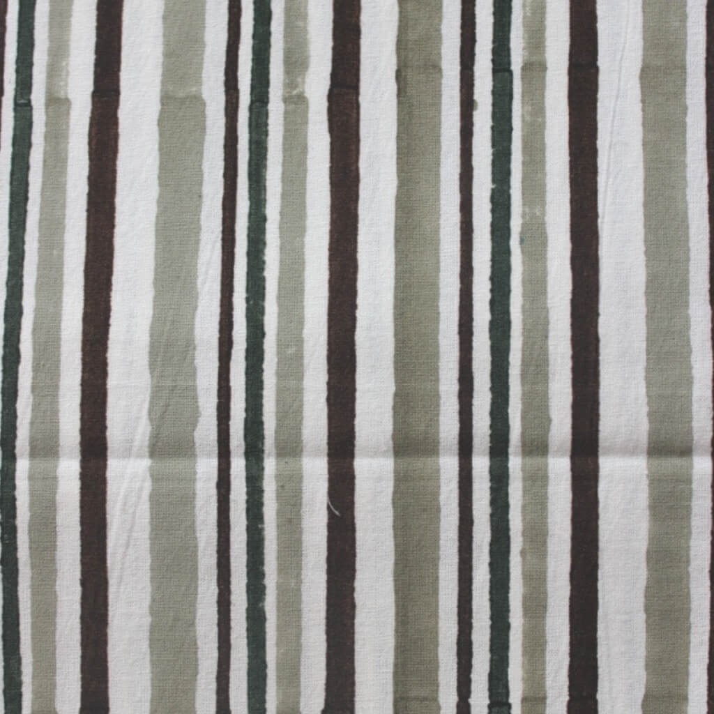 Hand block printed organic cotton fabric yardage from Myyra Jaipur