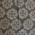Hand block printed organic cotton fabric in styled flat lay | Myyra Jaipur