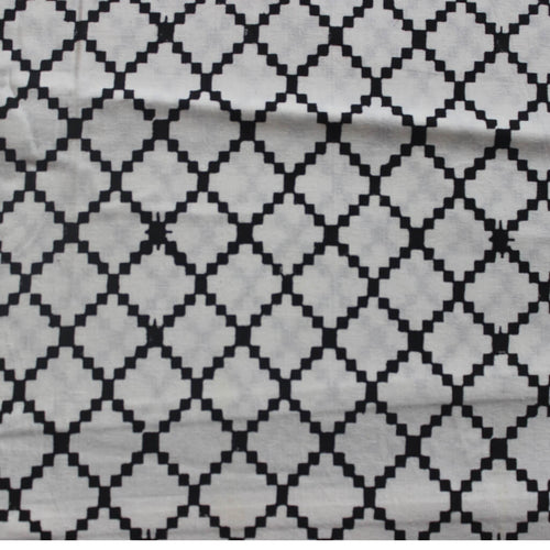 Hand block printed organic cotton fabric yardage from Myyra Jaipur