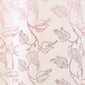 Close-up of hand block print on organic cotton running fabric | Myyra Jaipur