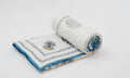 Hand block printed organic cotton quilt | Myyra Jaipur