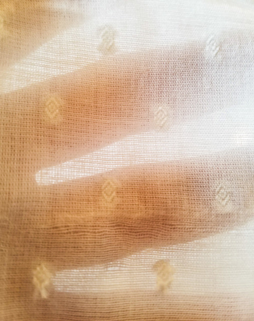 100% Milk Fibre Buta Fabrics #01