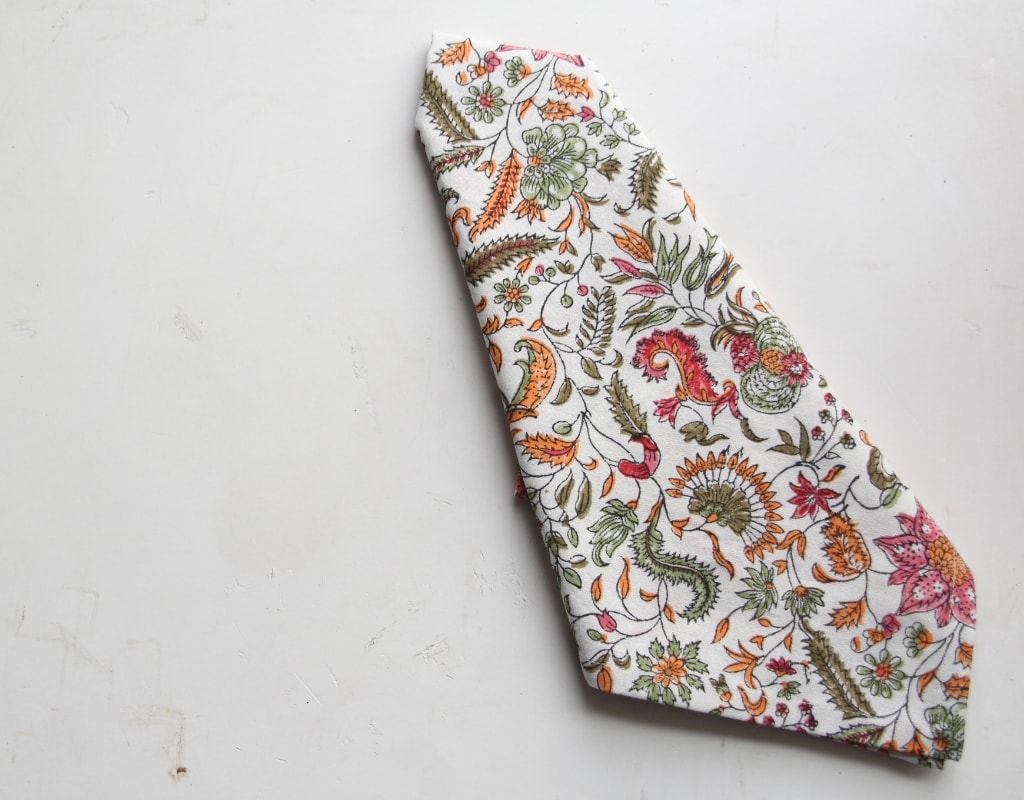 Hand Block Printed Cotton Handkerchief