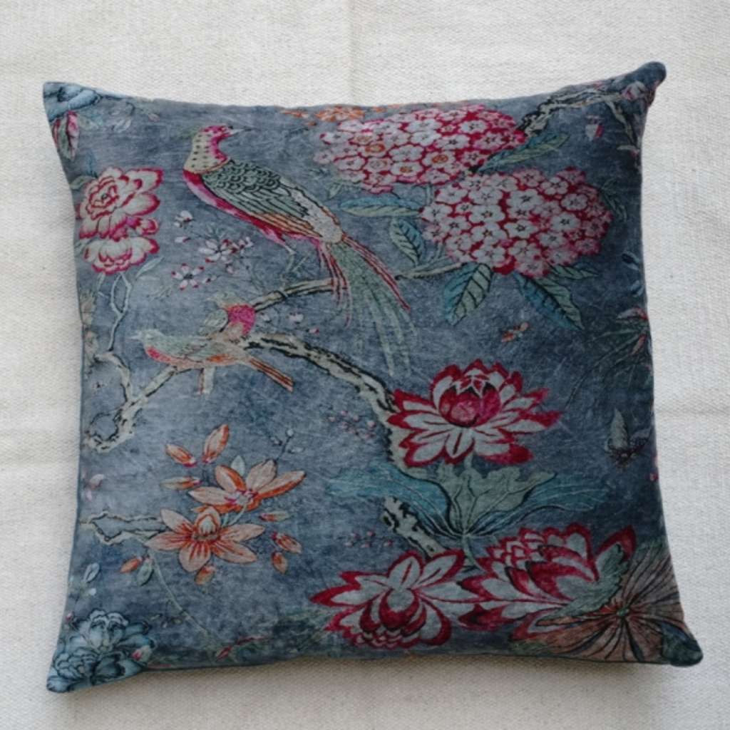 Close-up of digital print on cushion cover #08 | Myyra Jaipur