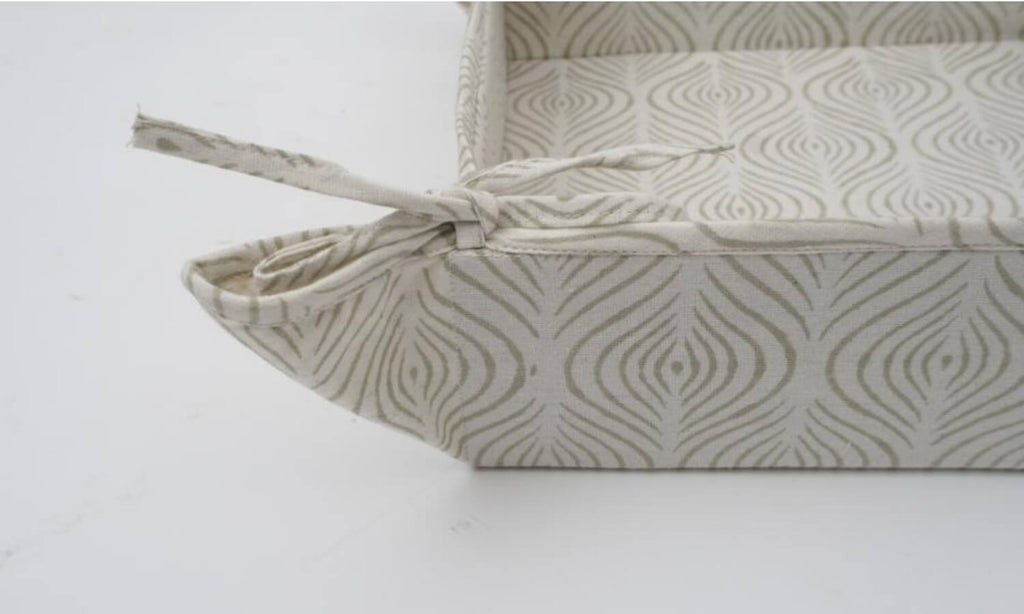 Bread Basket Hand Block Printed Cotton