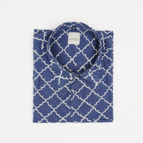 Block Printed Full Sleeve Shirt Pure Cotton