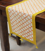 Hand block printed organic cotton table runner | Myyra Jaipur