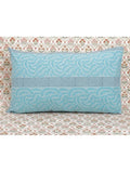 Hand block printed organic cotton pillow cover | Myyra Jaipur
