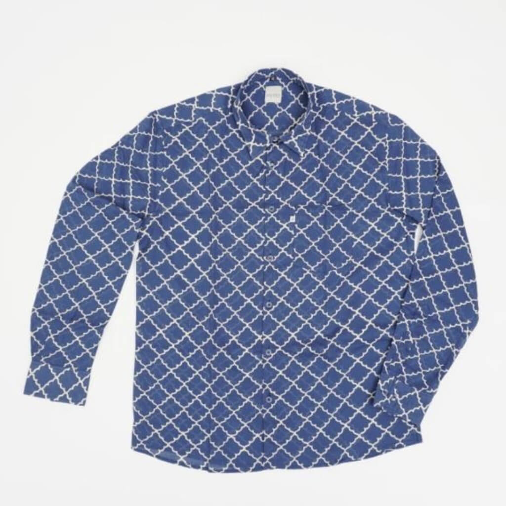 Block Printed Full Sleeve Shirt Pure Cotton