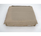 Floor cushion folded showing pattern repeat of hand block print | Myyra Jaipur