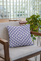 Lifestyle view of digital printed cushion cover #24 | Myyra Jaipur
