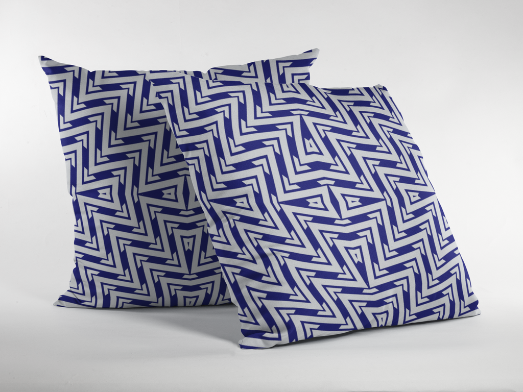Pair of digital printed cushion covers #24 styled view | Myyra Jaipur
