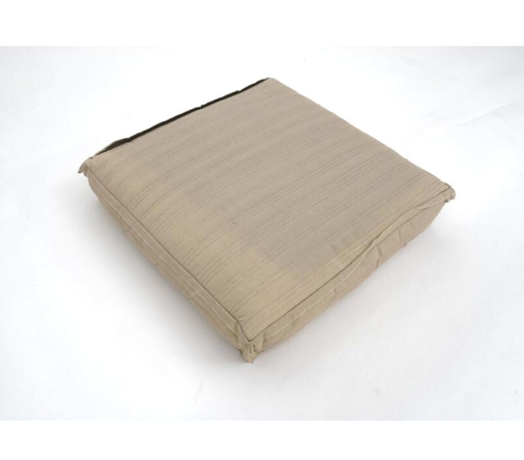 Hand block printed organic cotton floor cushion | Myyra Jaipur