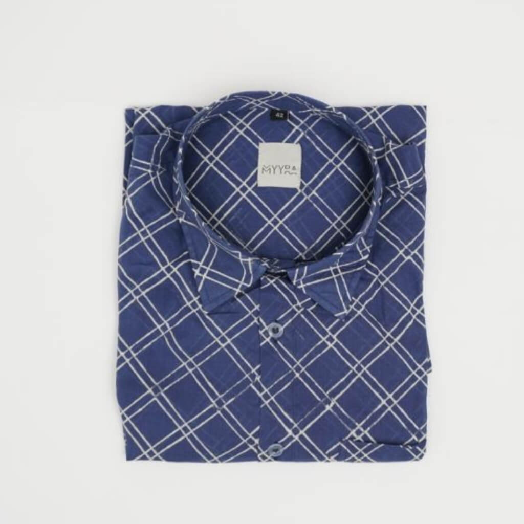 Block Printed Full Sleeve Shirt Pure Cotton