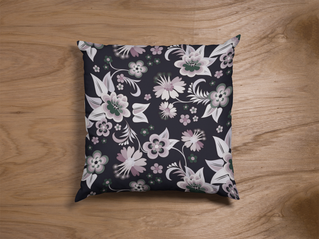 Pair of digital printed cushion covers #26 styled view | Myyra Jaipur