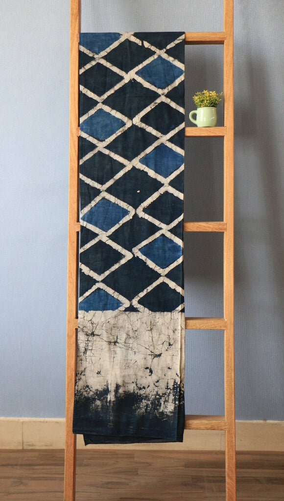 Scarf Hand Block Printed Cotton - MYYRA