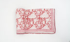 Close-up of hand block print on organic cotton dohar (lightweight cotton quilt) | Myyra Jaipur