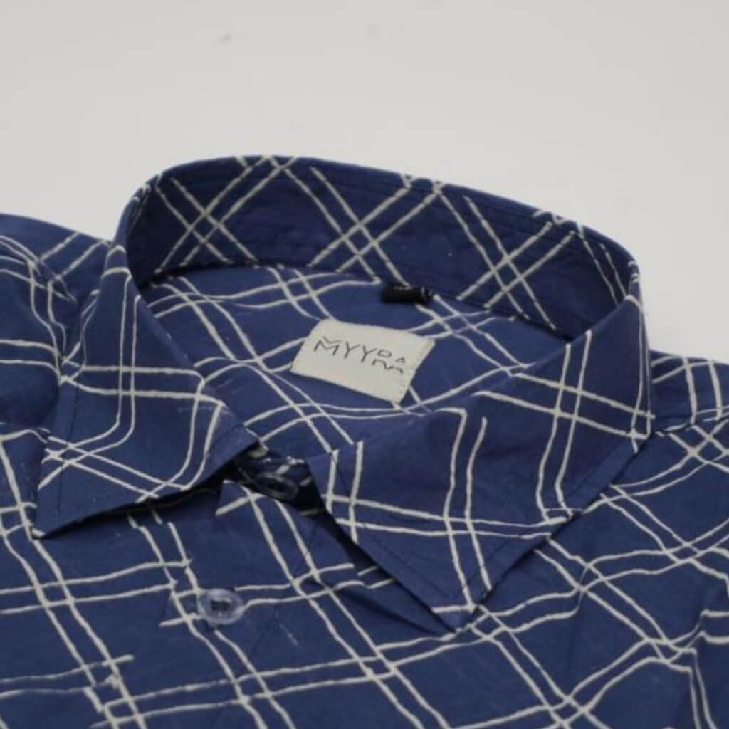 Block Printed Full Sleeve Shirt Pure Cotton