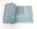 Hand block printed organic cotton quilt from Jaipur | Myyra