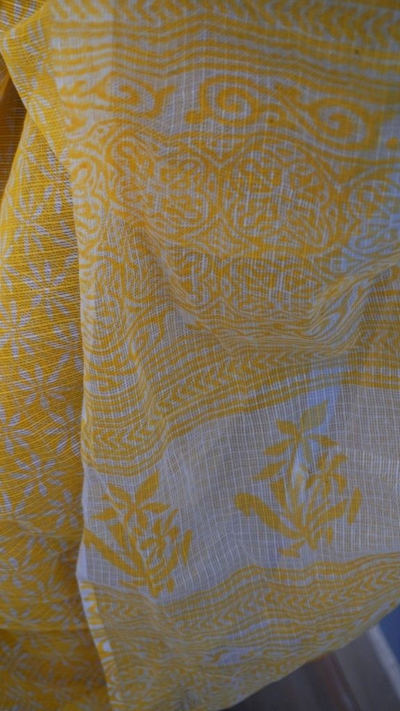 Saree Hand Block Printed Cotton
