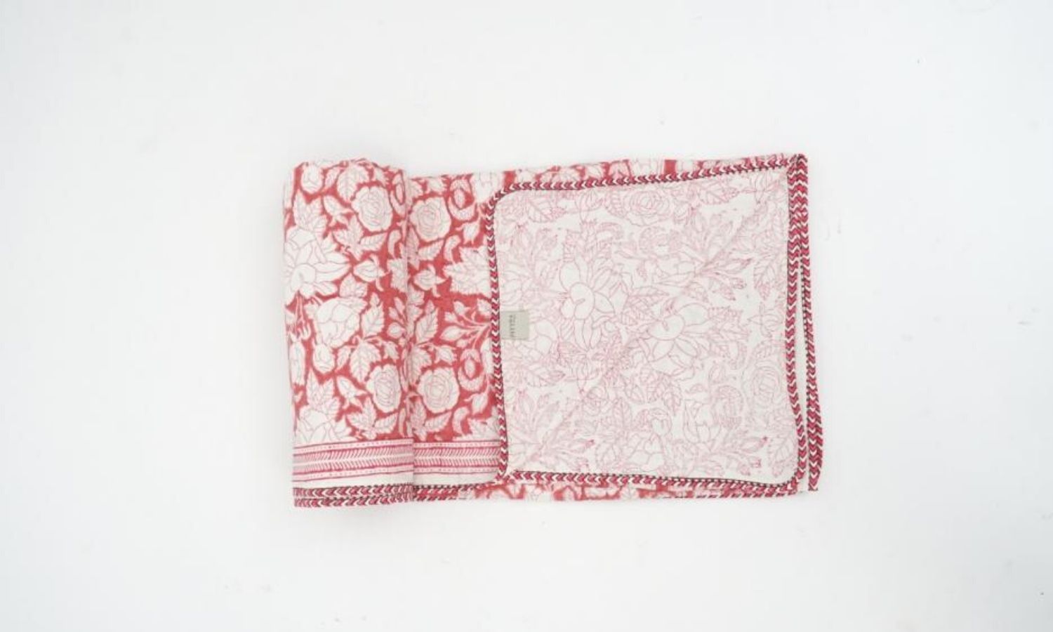 Dohar (lightweight cotton quilt) styled view from Myyra Jaipur
