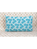 Hand block printed organic cotton pillow cover | Myyra Jaipur