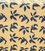 Close-up of hand block print on organic cotton table runner | Myyra Jaipur