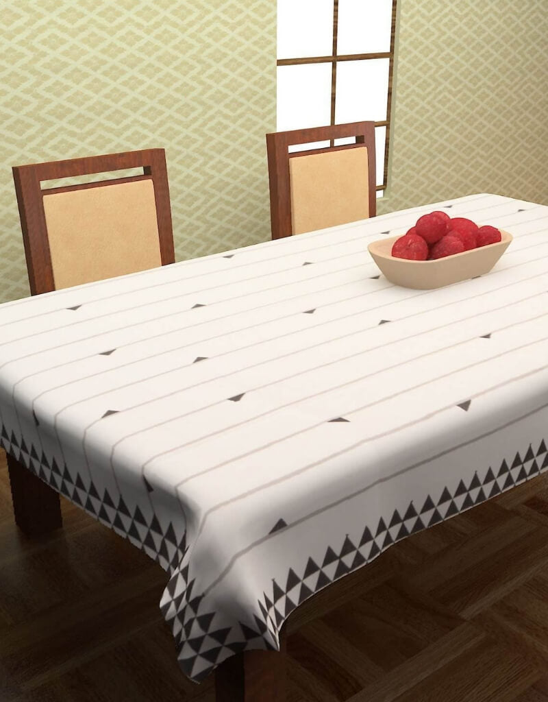 Hand block printed organic cotton table cover | Myyra Jaipur