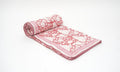 Hand block printed organic cotton dohar (lightweight cotton quilt) | Myyra Jaipur