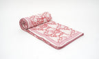 Hand block printed organic cotton dohar (lightweight cotton quilt) | Myyra Jaipur