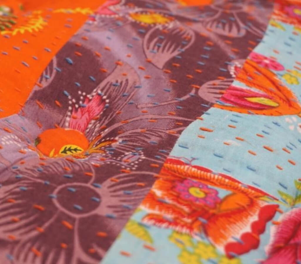 Floor cushion styled view from Myyra Jaipur