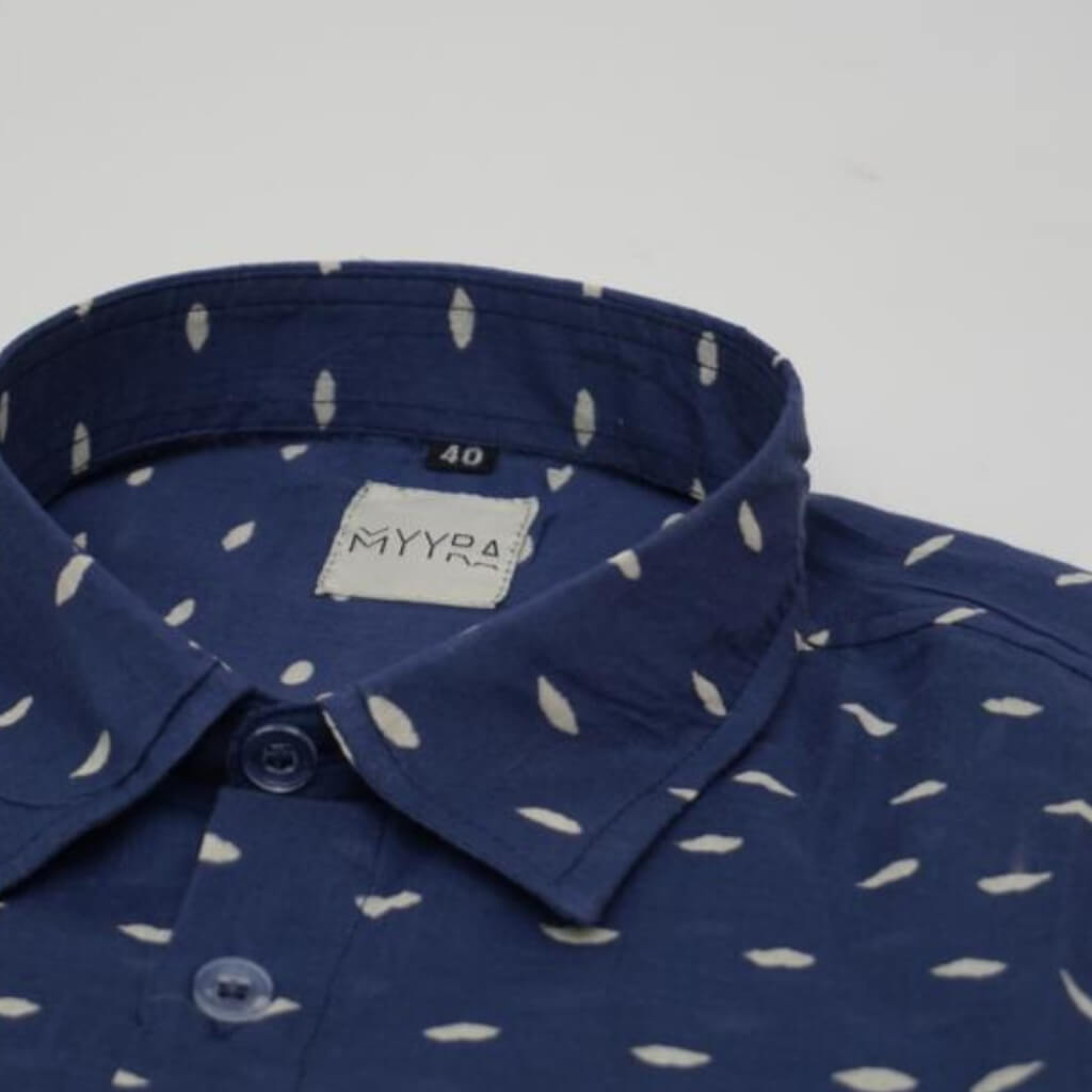 Block Printed Full Sleeve Shirt Pure Cotton
