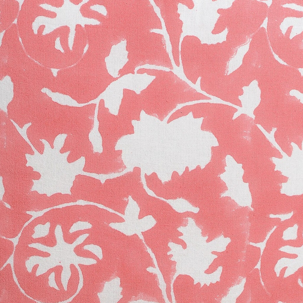 Folded hand block printed organic cotton yardage showing pattern repeat | Myyra Jaipur