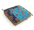 Hand block printed organic cotton floor cushion | Myyra Jaipur