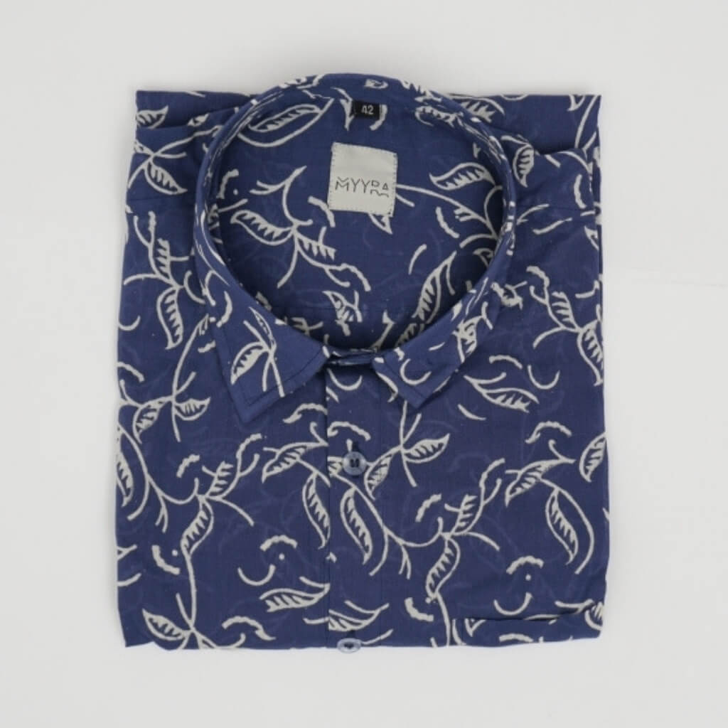 Block Printed Full Sleeve Shirt Pure Cotton