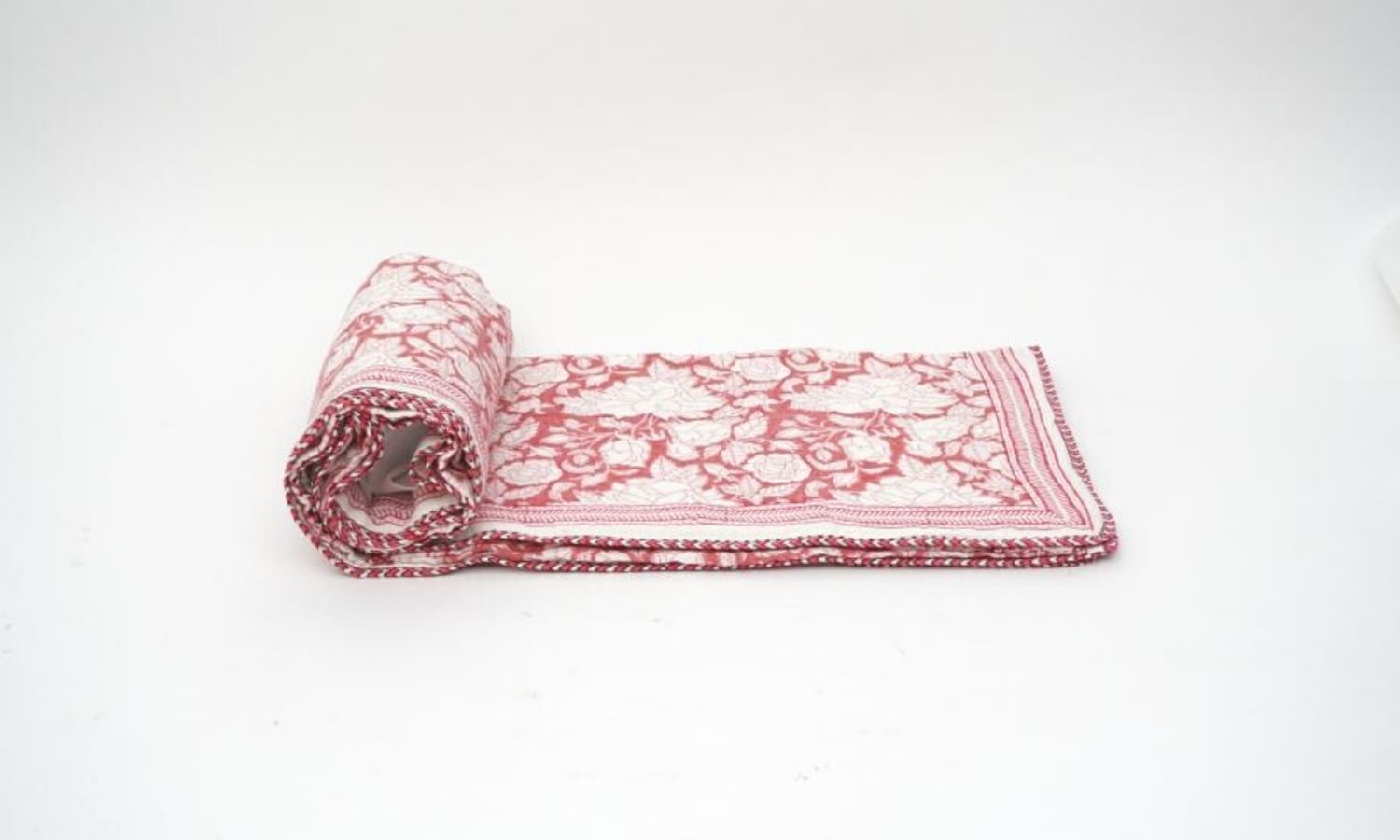 Dohar (lightweight cotton quilt) styled view from Myyra Jaipur