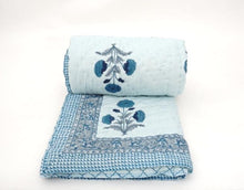 Load image into Gallery viewer, Quilt Hand Block Printed Cotton
