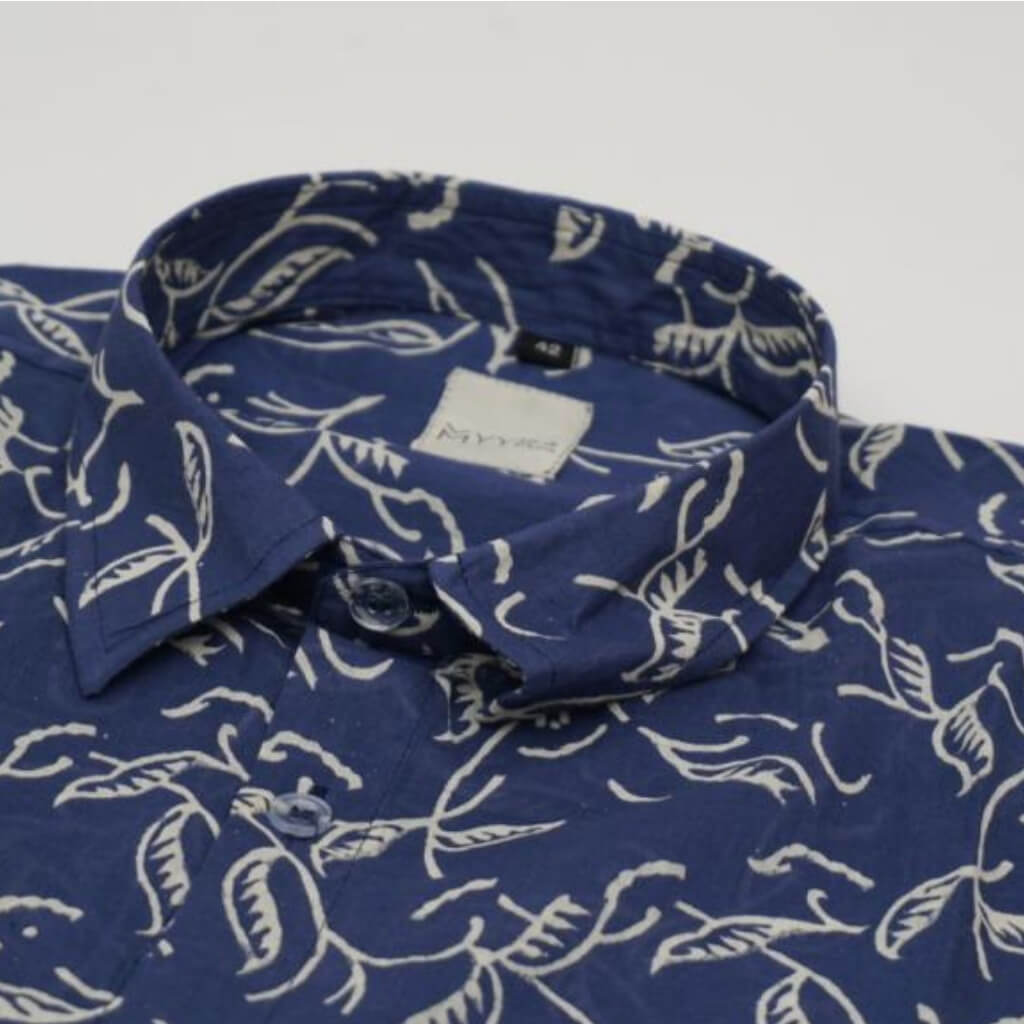Block Printed Full Sleeve Shirt Pure Cotton