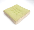 Hand block printed organic cotton floor cushion | Myyra Jaipur