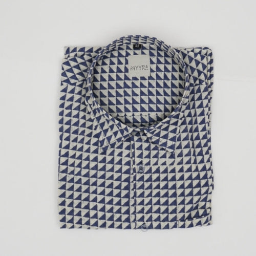 Block Printed Full Sleeve Shirt Pure Cotton