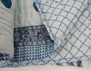 Quilt Hand Block Printed Cotton