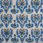 Hand block printed organic cotton fabric yardage from Myyra Jaipur