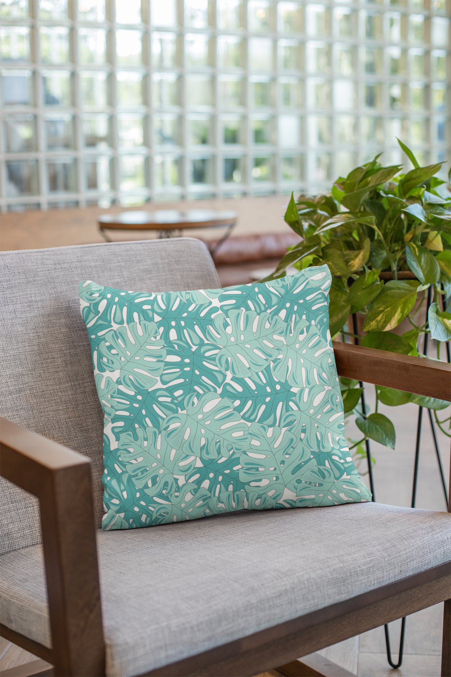 Digital printed cushion cover #34 from Myyra Jaipur